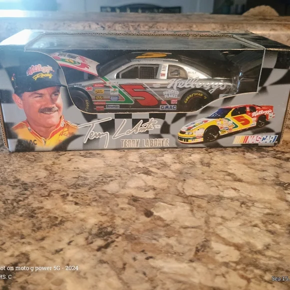 NASCAR Diecast Model Car - Silver and Red - Picture 2 of 9